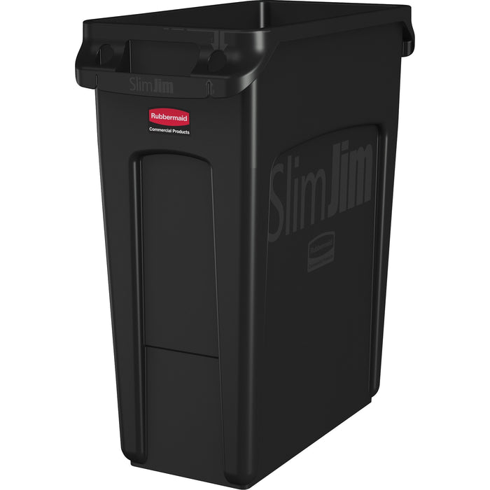 Rubbermaid Commercial Slim Jim 16-Gallon Vented Waste Containers - RCP1955959CT