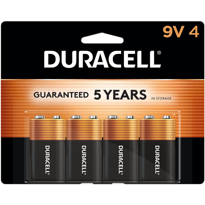 Duracell Coppertop Alkaline 9V Battery 4-Packs - DURMN16RT4ZCT