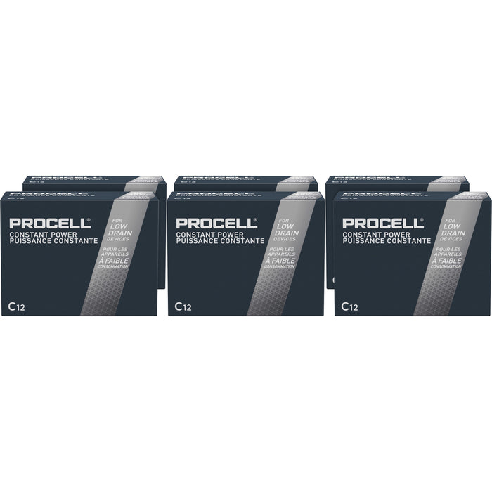 Duracell Procell Alkaline C Battery Boxes of 12 - DURPC1400CT