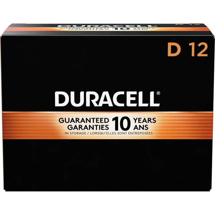Duracell Coppertop Alkaline D Battery Boxes of 12 - DUR01301CT