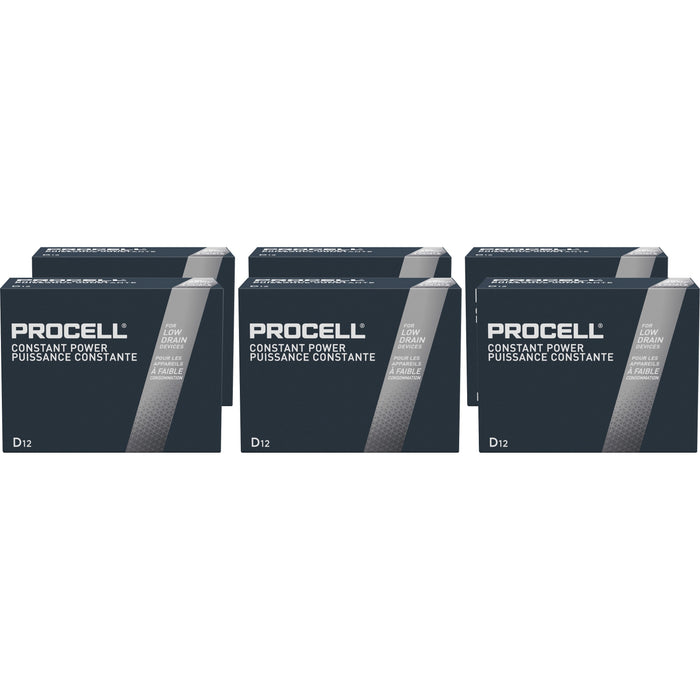 Duracell Procell Alkaline D Battery Boxes of 12 - DURPC1300CT
