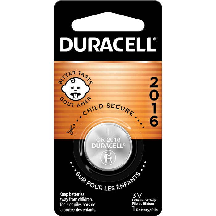 Duracell 2016 Lithium Coin Batteries - DURDL2016BCT