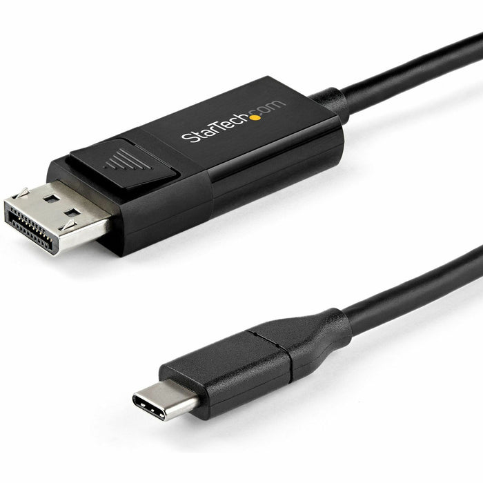 StarTech.com 3ft (1m) USB C to DisplayPort 1.4 Cable 8K 60Hz/4K - Reversible DP to USB-C or USB-C to DP Video Adapter Cable HBR3/HDR/DSC~1m (3 ft.)USB C to DisplayPort 1.4 Cable 8K 60Hz/4K - DP to or - STCCDP2DP141MBD