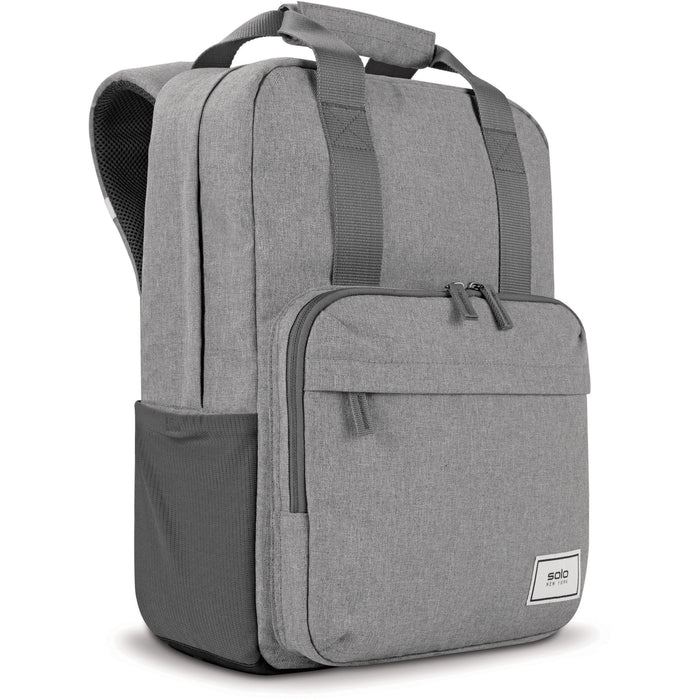 Solo Re:claim Carrying Case (Backpack) for 15.6" Notebook - Gray - USLUBN76010