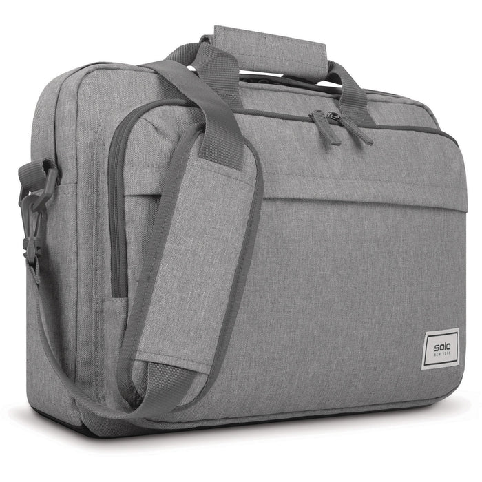 Solo Re:new Carrying Case (Briefcase) for 15.6" Notebook - Gray - USLUBN12710