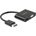 StarTech.com DisplayPort to HDMI VGA Adapter - DP 1.2 HBR2 to HDMI 2.0 4K 60Hz or VGA Monitor Converter - Digital Video Display Adapter - STCDP2VGAHD20