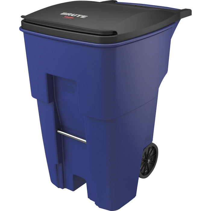 Rubbermaid Commercial Brute 95-gallon Rollout Container - RCP9W2273BLU