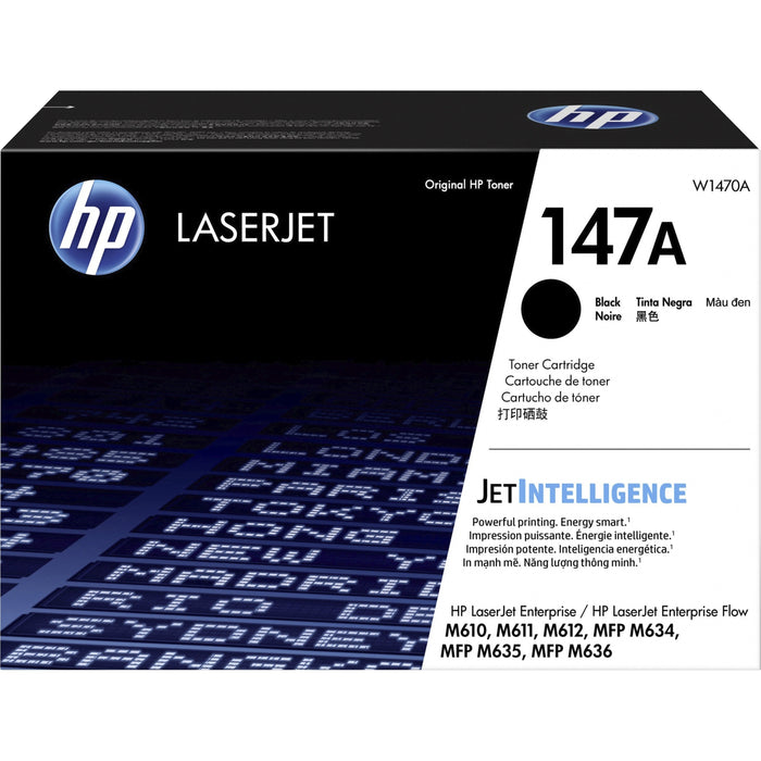 HP 147A Original Laser Toner Cartridge - Black - 1 / Carton - HEWW1470A