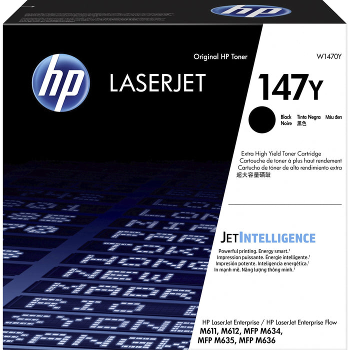 HP 147Y Original Extra High Yield Laser Toner Cartridge - Black - 1 Each - HEWW1470Y
