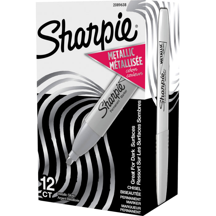 Sharpie Metallic Ink Chisel Tip Permanent Markers - SAN2089638