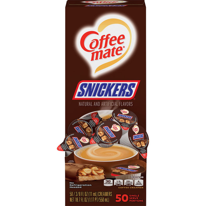 Coffee mate Snickers Flavored Liquid Creamer Singles - NES61425