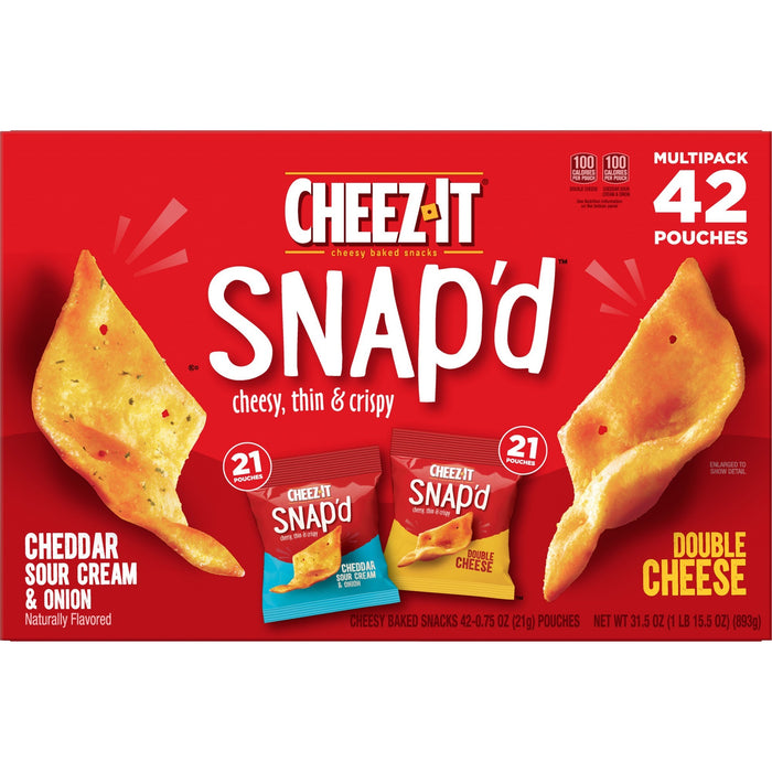 Cheez-It Snap'd Baked Cheese Variety Pack - KEB11500