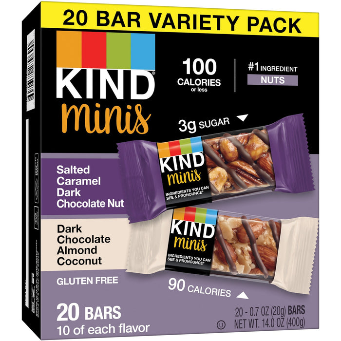 KIND Minis Dark Chocolate Nut Bars Variety - KND27970