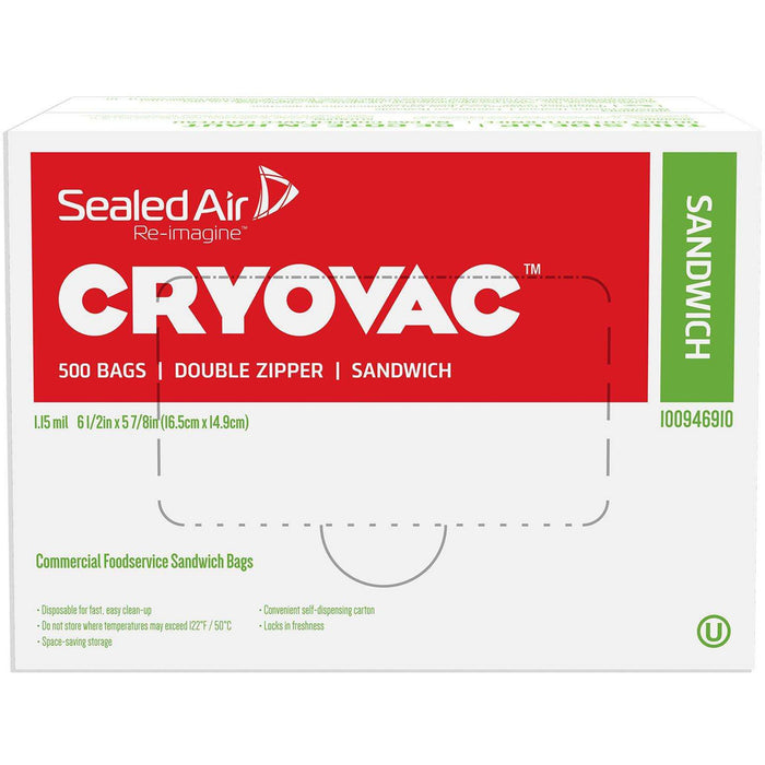 CRYOVAC Resealable Sandwich Bags - DVO100946910