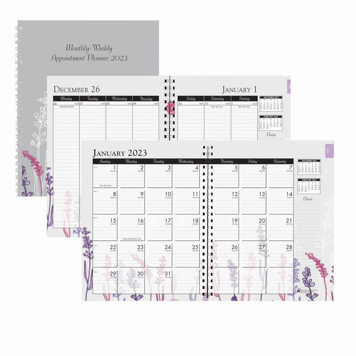 House of Doolittle Wild Flower Weekly/Monthly Planner - HOD28774