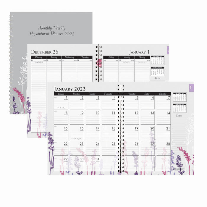 House of Doolittle Wild Flower Weekly/Monthly Planner - HOD295674