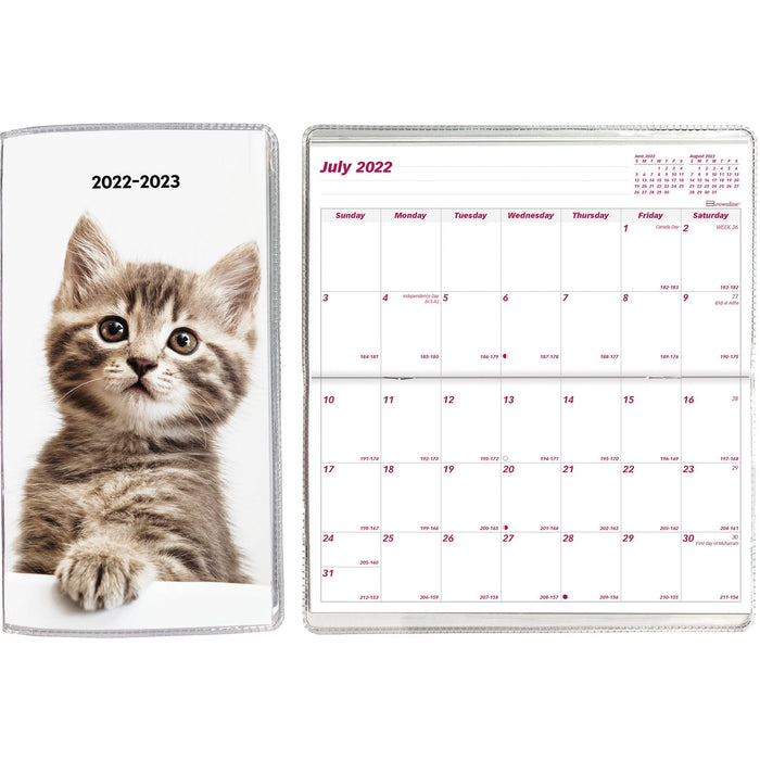 Brownline Cat Cover Pocket Planner - REDCA41201