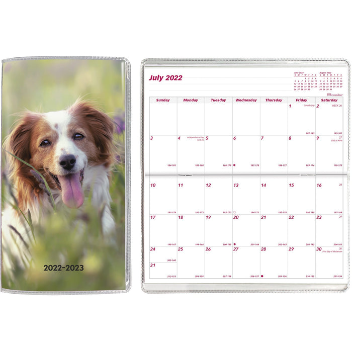 Brownline Dog Cover Pocket Planner - REDCA41202