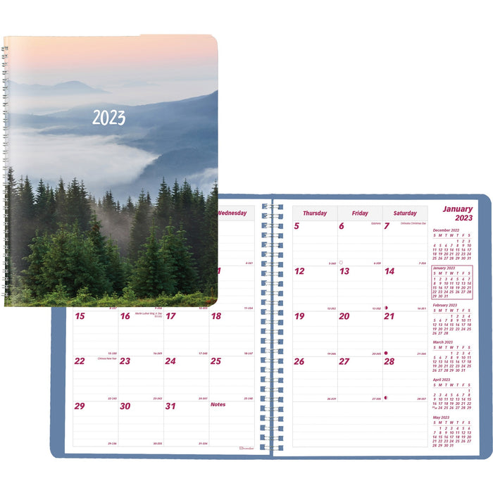 Brownline Mountain Monthly 2023 Planner - REDCB1200G03