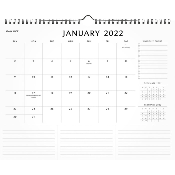At-A-Glance Elevation Monthly Wall Calendar - AAGPM75828