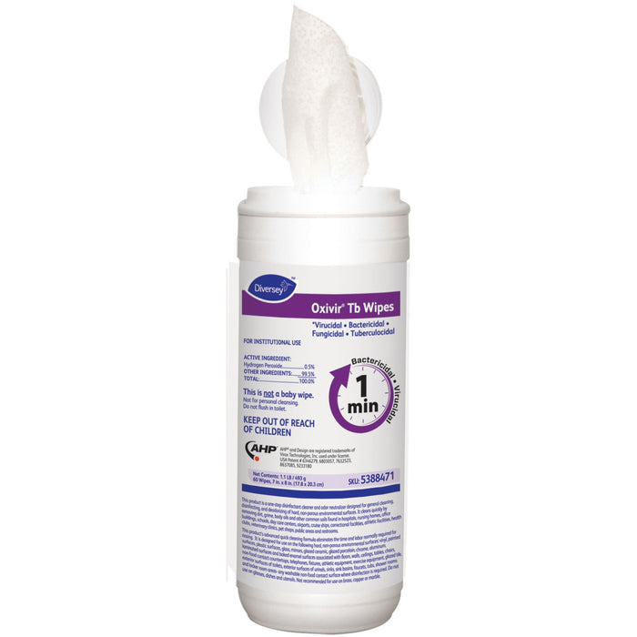 Diversey Disinfectant Cleaner Wipes - DVO5388471
