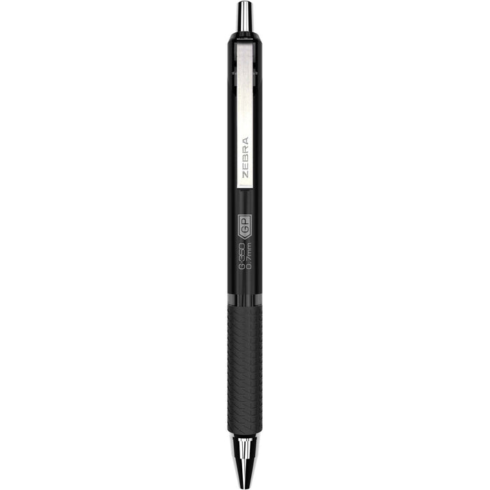 Zebra Pen STEEL 3 Series G-350 Retractable Gel Pen - ZEB40211