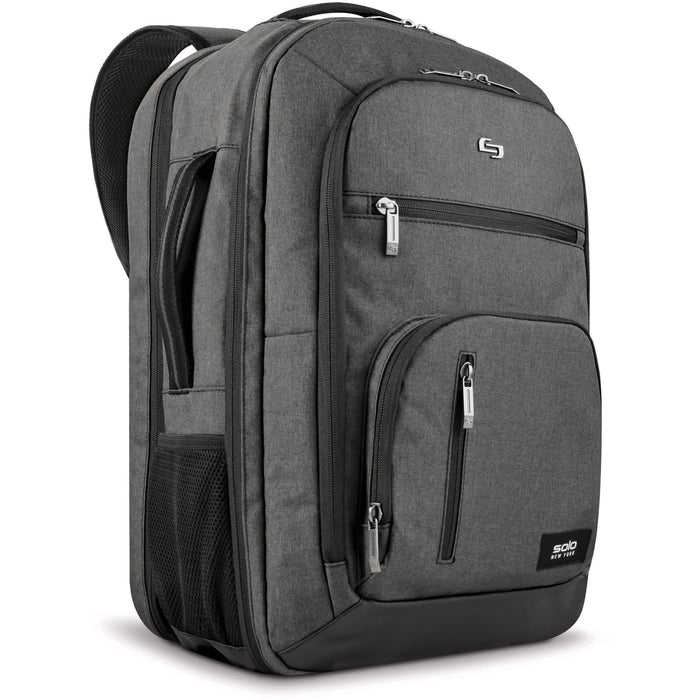 Solo Carrying Case (Backpack) for 17.3" Notebook - Gray - USLUBN78010