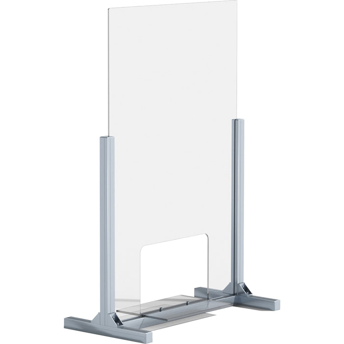 Lorell Removable Shelf Glass Protective Screen - LLR55670
