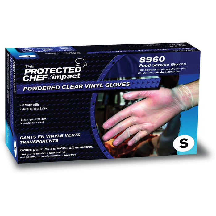 Protected Chef Disposable Powdered Vinyl Gloves - PDF8960S