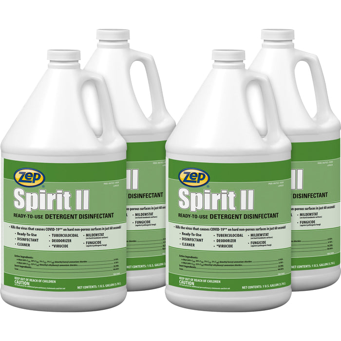 Zep Spirit II Detergent Disinfectant - ZPE67923CT