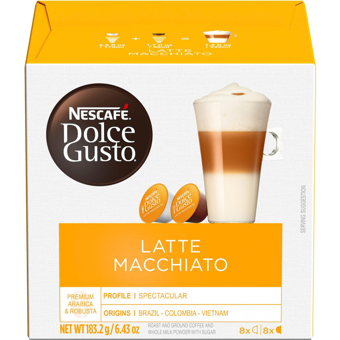 Nescafe Dolce Gusto Pod Latte Macchiato Coffee - NES70420