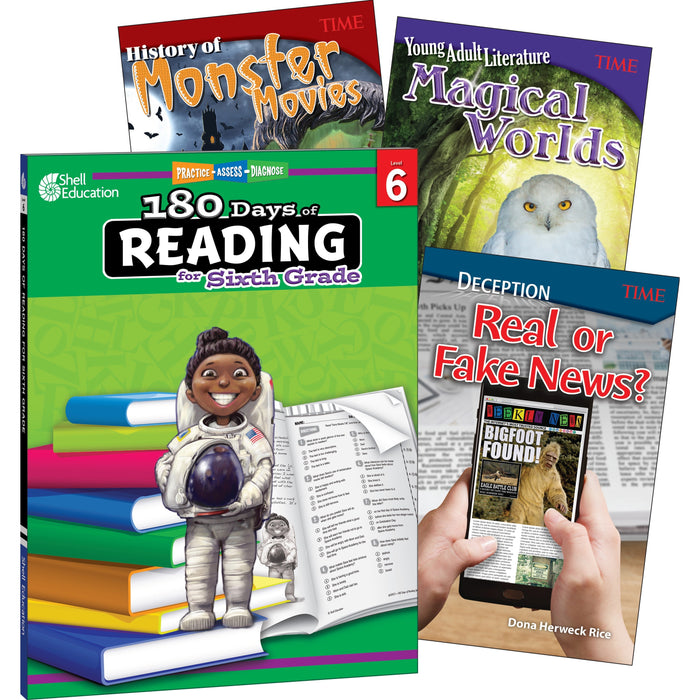 Shell Education Learn At Home Grade Level Bundle Printed Book - SHL118393