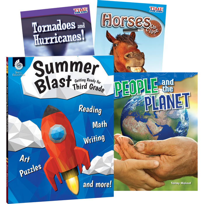 Shell Education Learn-At-Home Summer Science Set Printed Book by Wendy Conklin - SHL51679