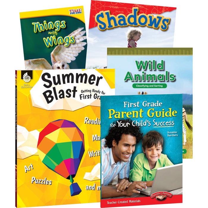 Shell Education Learn-At-Home Grade 1 Summer Bundle Printed Book by Suzanne I. Barchers, Jodene Smith - SHL51665