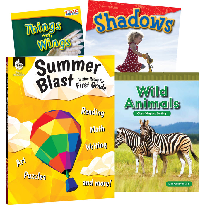 Shell Education Learn-At-Home Grade 1 Summer STEM Bundle Set Printed Book by Jodene Smith - SHL51671