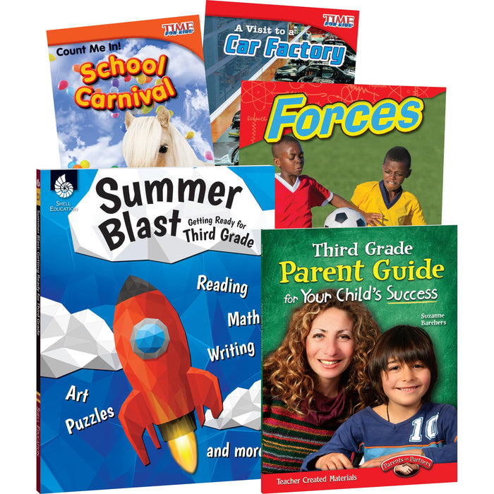 Shell Education Learn-At-Home Grade 3 Summer Bundle Printed Book by Wendy Conklin, Suzanne I. Barchers, Debra J. Housel - SHL51667