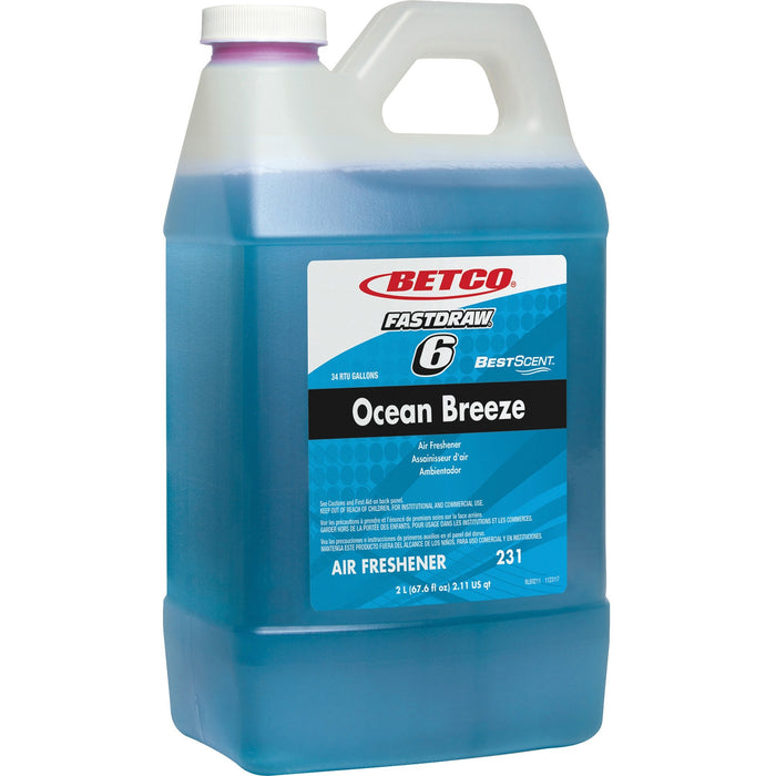 Betco BestScent Ocean Breeze Deodorizer - FASTDRAW 6 - BET2314700