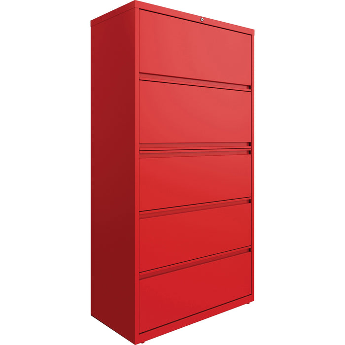 Lorell 4-drawer Lateral File with Binder Shelf - LLR03120