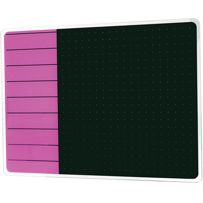 Floortex Viztex Dry-erase Magnetic Glass Whiteboard - Soft Violet - FLRFCVGM1723VP