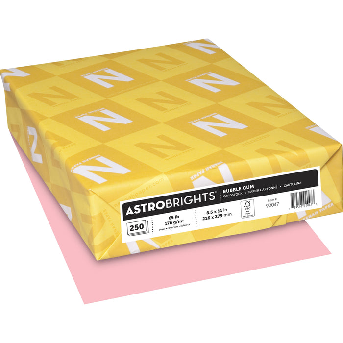 Astrobrights Laser, Inkjet Printable Multipurpose Cardstock - Pink - WAU92047