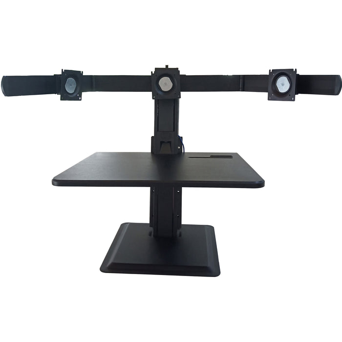 Lorell Deluxe Light-Touch 3-Monitor Desk Riser - LLR03167