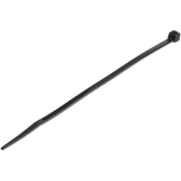 StarTech.com 6"(15cm) Cable Ties, 1-3/8"(39mm) Dia, 40lb(18kg) Tensile Strength, Nylon Self Locking Zip Ties, UL Listed, 1000 Pack, Black - STCCBMZT6BK