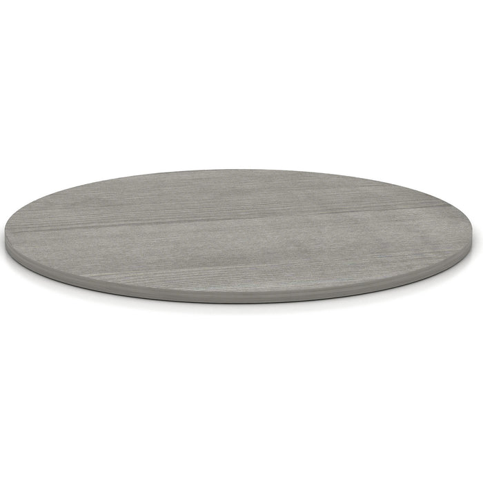 Lorell Weathered Charcoal Round Conference Table - LLR69587