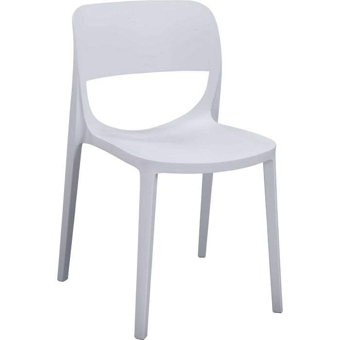 Lorell Indoor/Outdoor Hospitality Poly Stack Chair - LLR42961