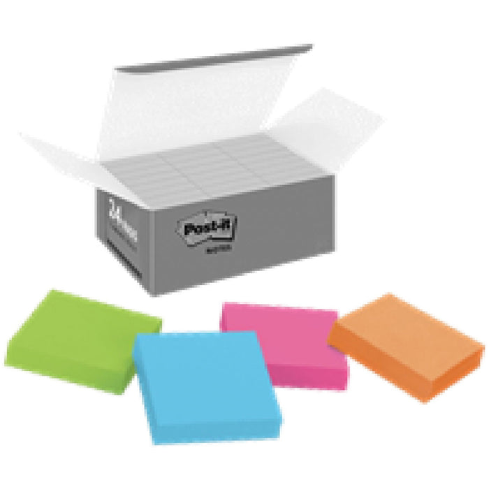 Post-it&reg; Super Sticky Notes - Energy Boost Color Collection - MMM62218SSAUC