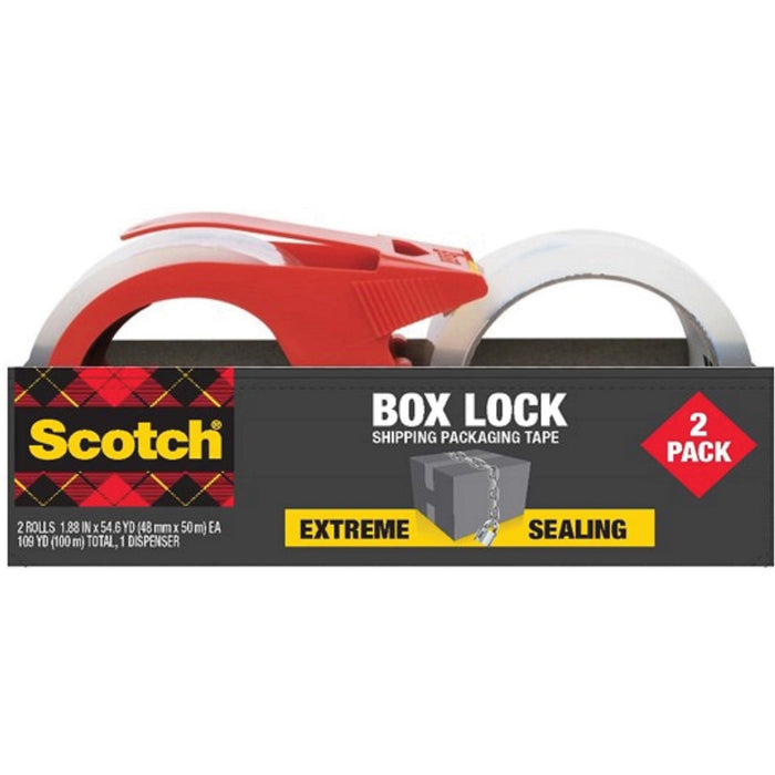 Scotch Box Lock Dispenser Packaging Tape - MMM395021RD