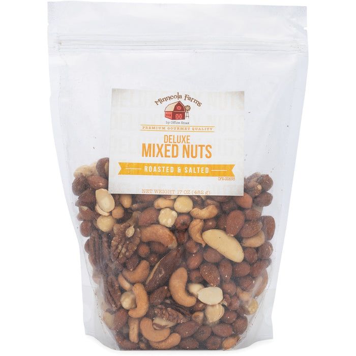 Office Snax Deluxe Mixed Nuts - OFX00698