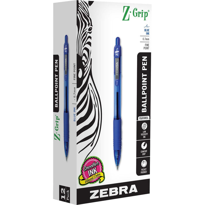 Zebra Pen Z-Grip Retractable Ballpoint Pens - ZEB23920