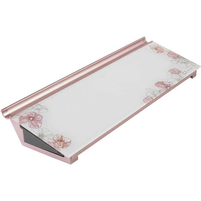 Quartet Floral Design Glass Dry-Erase Desktop Pad - QRTGDP186P