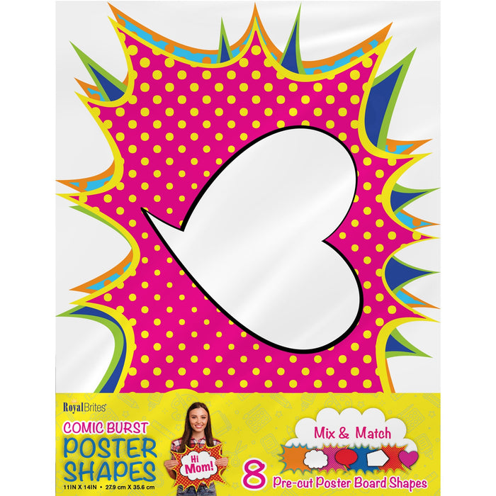 Geographics Cosmic Burst Shapes Poster Board - GEO24756